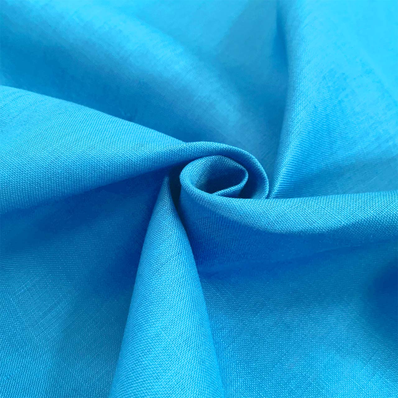 Blue linen fabric, premium heavy weight Moda linen for sewing Eva, Lily and Pia dress pattern - Fabric Collection