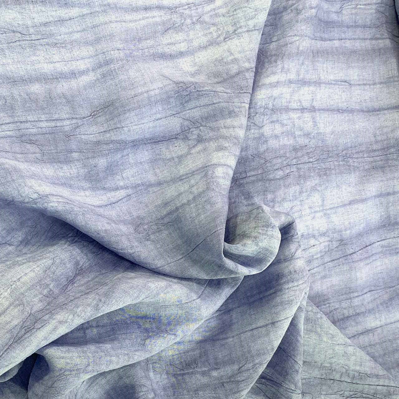 denim stonewashed crinkle linen denim texture linen - Fabric Collection