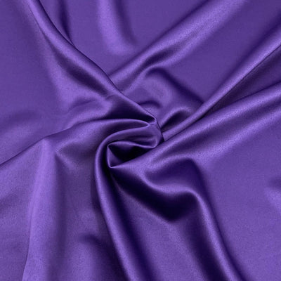satin fabric matt royal purple fabric collection