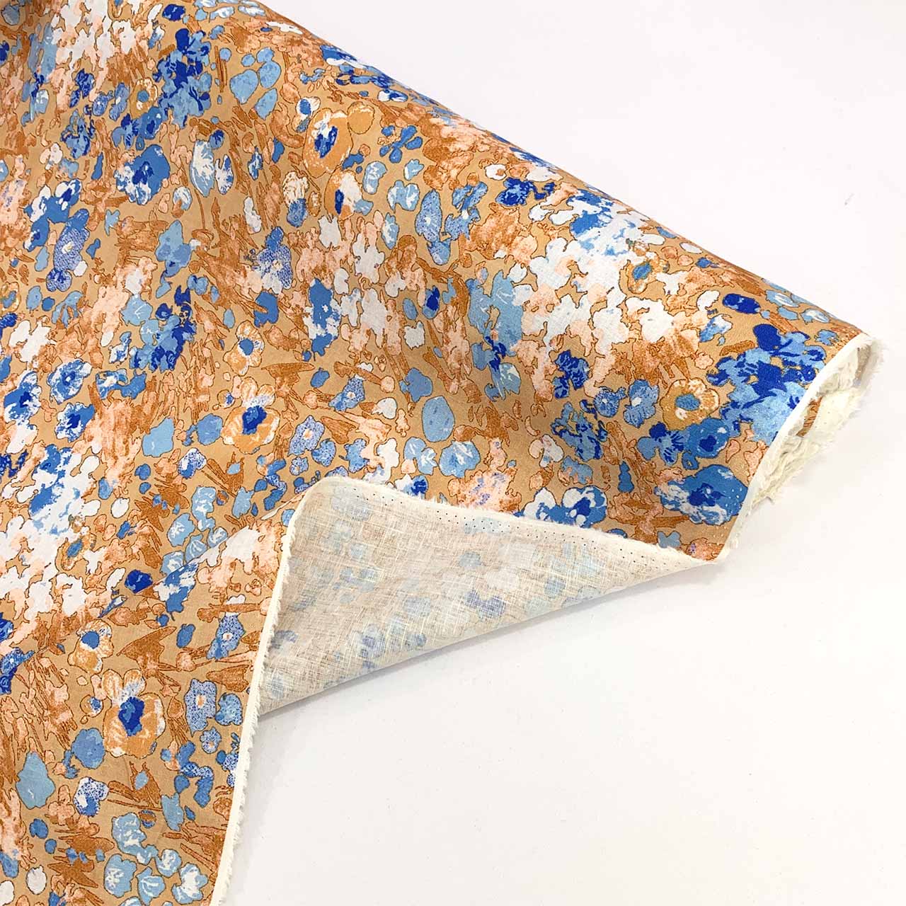 Gianni Printed Linen | Blue