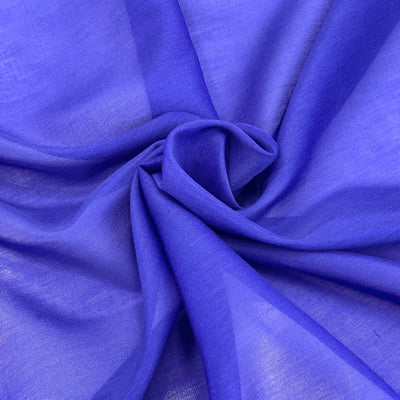 silk cotton fabric cobalt voile fabric collection