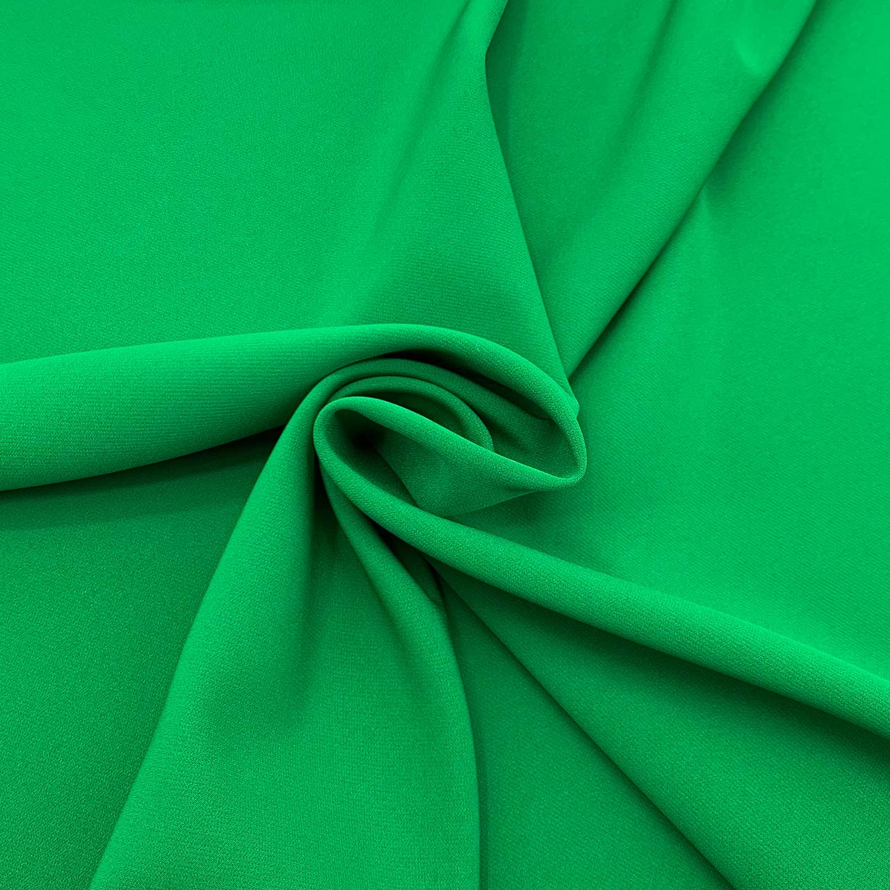 Italian crepe fabric Rimini crepe fabric green microfibre crepe material - Fabric Collection