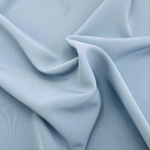 Italian crepe fabric blue crepe fabric microfibre crepe material siena - Fabric Collection