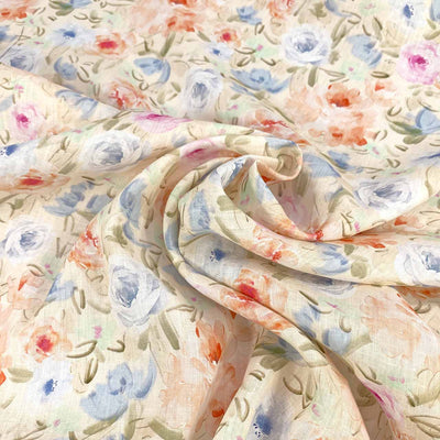 Summer Day Printed Linen | Pastel