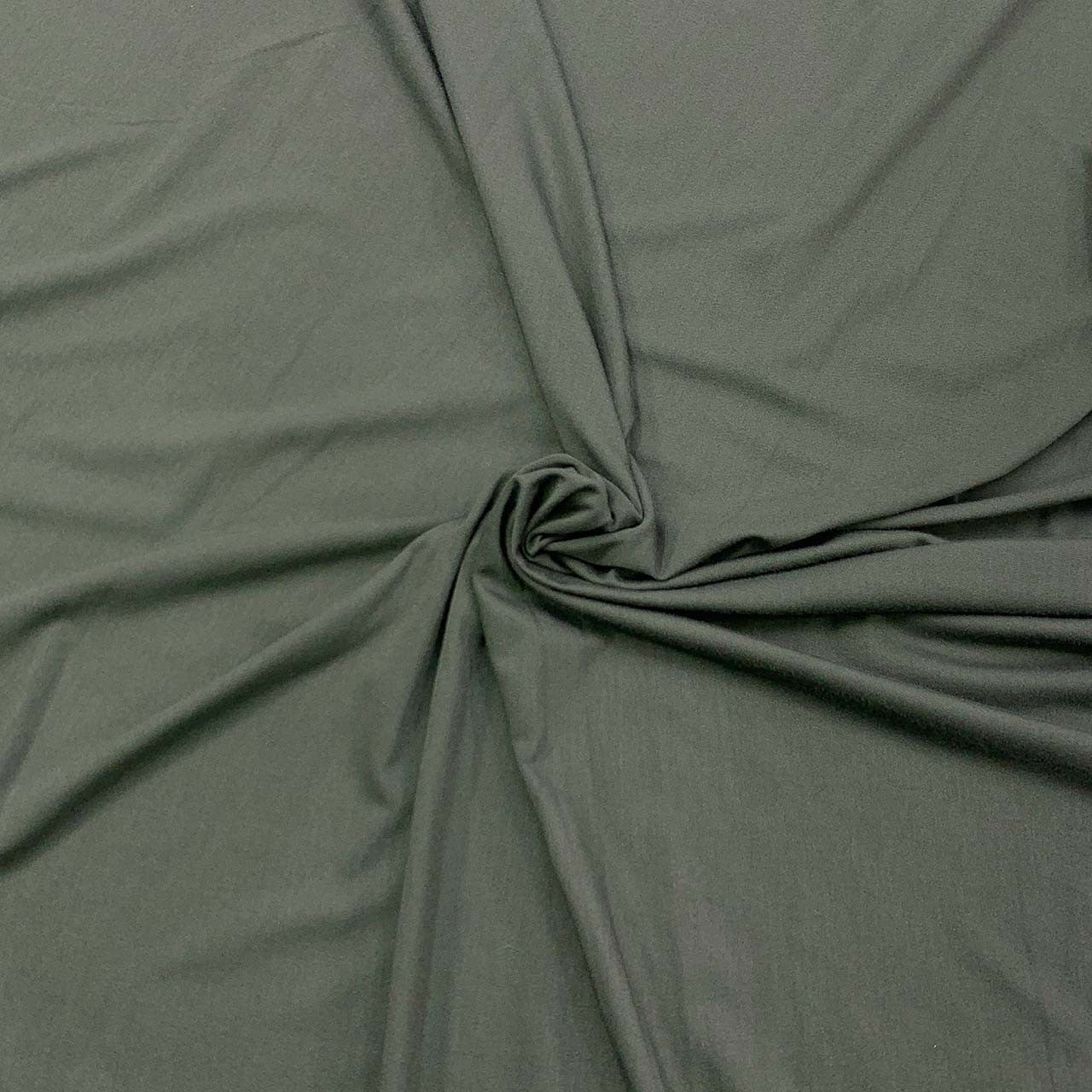 Olive bamboo jersey knit fabric, ultra-soft and breathable - Fabric Collection