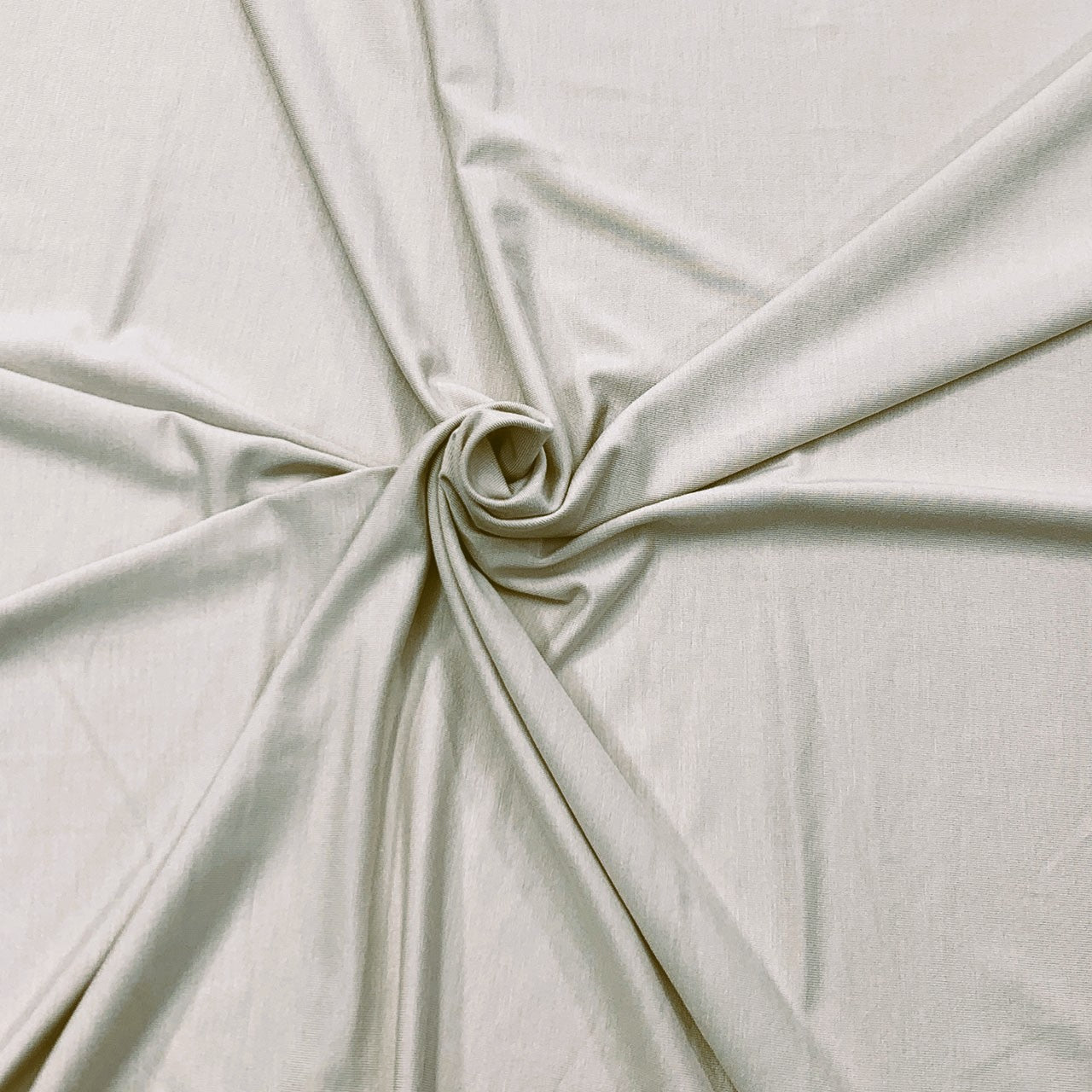 Beige bamboo jersey knit fabric, soft, breathable and eco-friendly - Fabric Collection