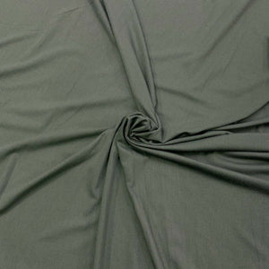 Olive bamboo jersey knit fabric, soft, breathable and eco-friendly - Fabric Collection