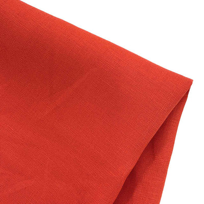 orange linen fabric pure linen fabric - Fabric Collection