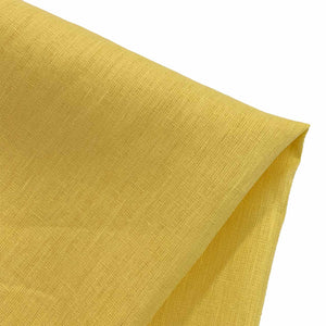 yellow linen fabric plain weave yellow linen - Fabric Collection