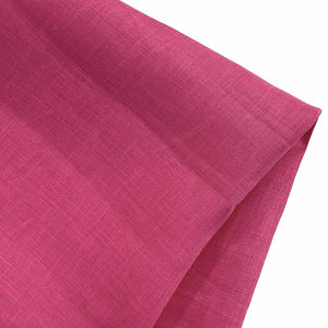 pink linen fabric bubblegum pink material - Fabric Collection