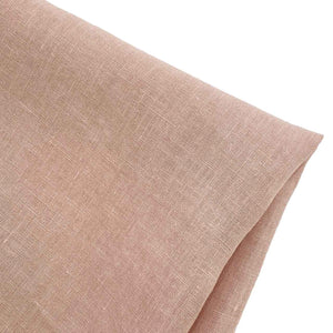 Quartz pale pink sandwashed linen, soft, textured and breathable - Fabric Collection