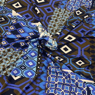 Patches Printed Jersey - Blue