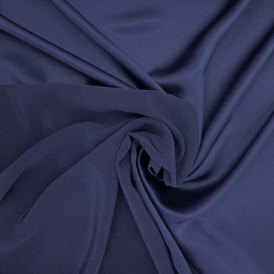 ink navy crepe fabric italian fabric collection crepe satin - Fabric Collection