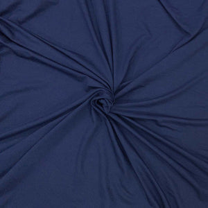 navy bamboo jersey fabric - Fabric Collection
