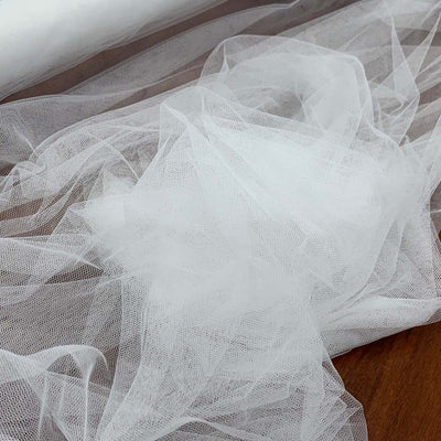 bridal tulle fabric white soft veil tulle fabric collection