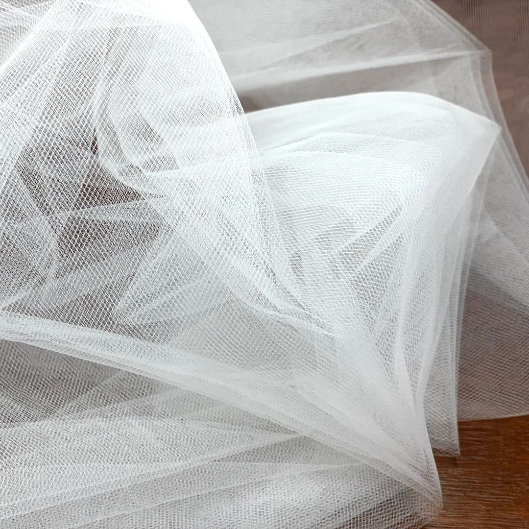 Bridal Tulle Fabric For Veil White Fabric Collection