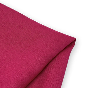 Fuchsia Pink Como linen fabric, medium-weight natural textile woven from European flax yarn – Fabric Collection