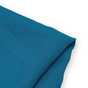 Ocean Blue Como linen fabric, medium-weight natural textile woven from European flax yarn – Fabric Collection