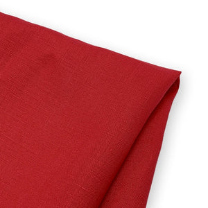 Red Como linen fabric, medium-weight natural textile woven from European flax yarn – Fabric Collection