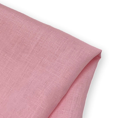 linen pink natural fibre fabric collection