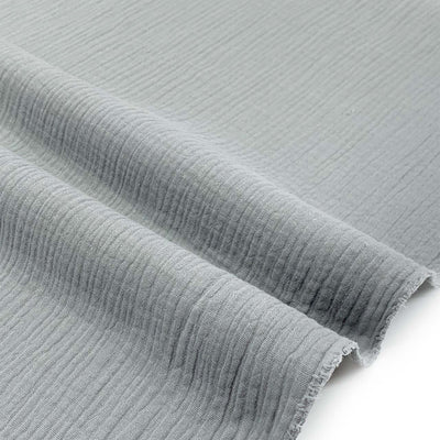 cotton fabric textured artic pale blue double gauze cotton fabric collection