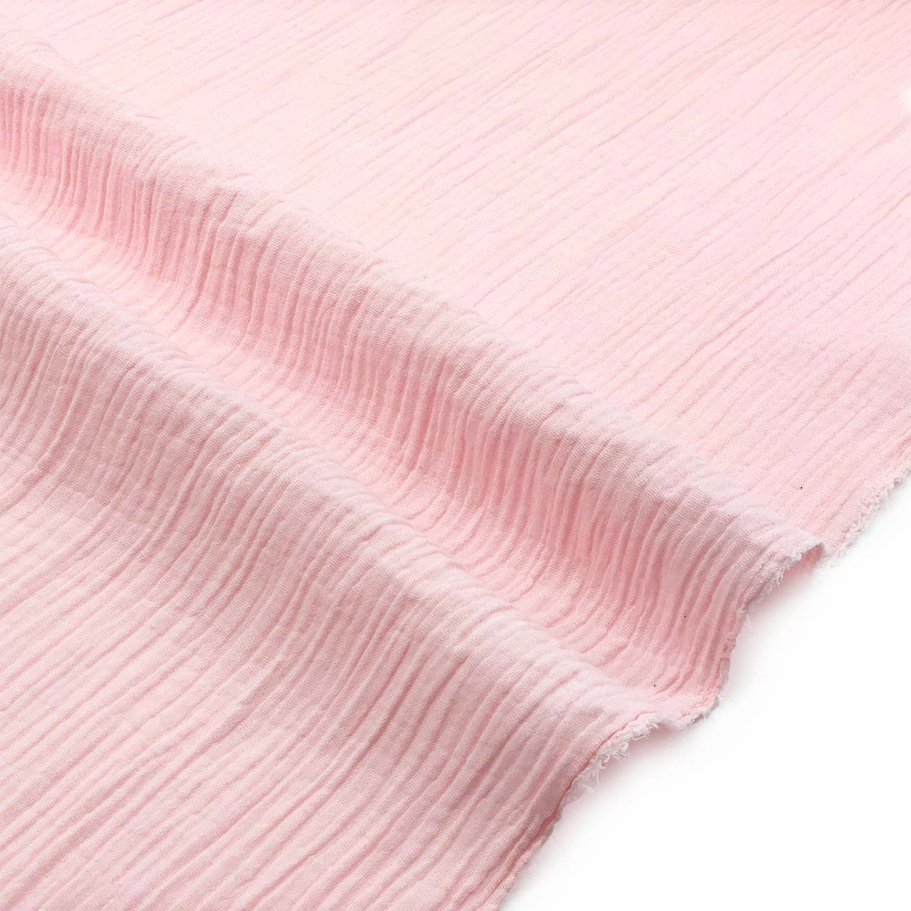 cotton fabric textured petal pink double gauze cotton fabric collection