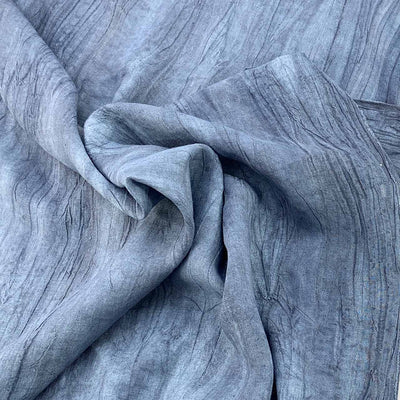 navy crinkle linen navy texture linen - Fabric Collection