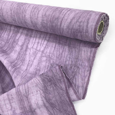 lilac texture linen lilac crinkle linen - Fabric Collection