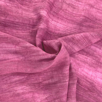 pink textured linen pink crinkle linen - Fabric Collection