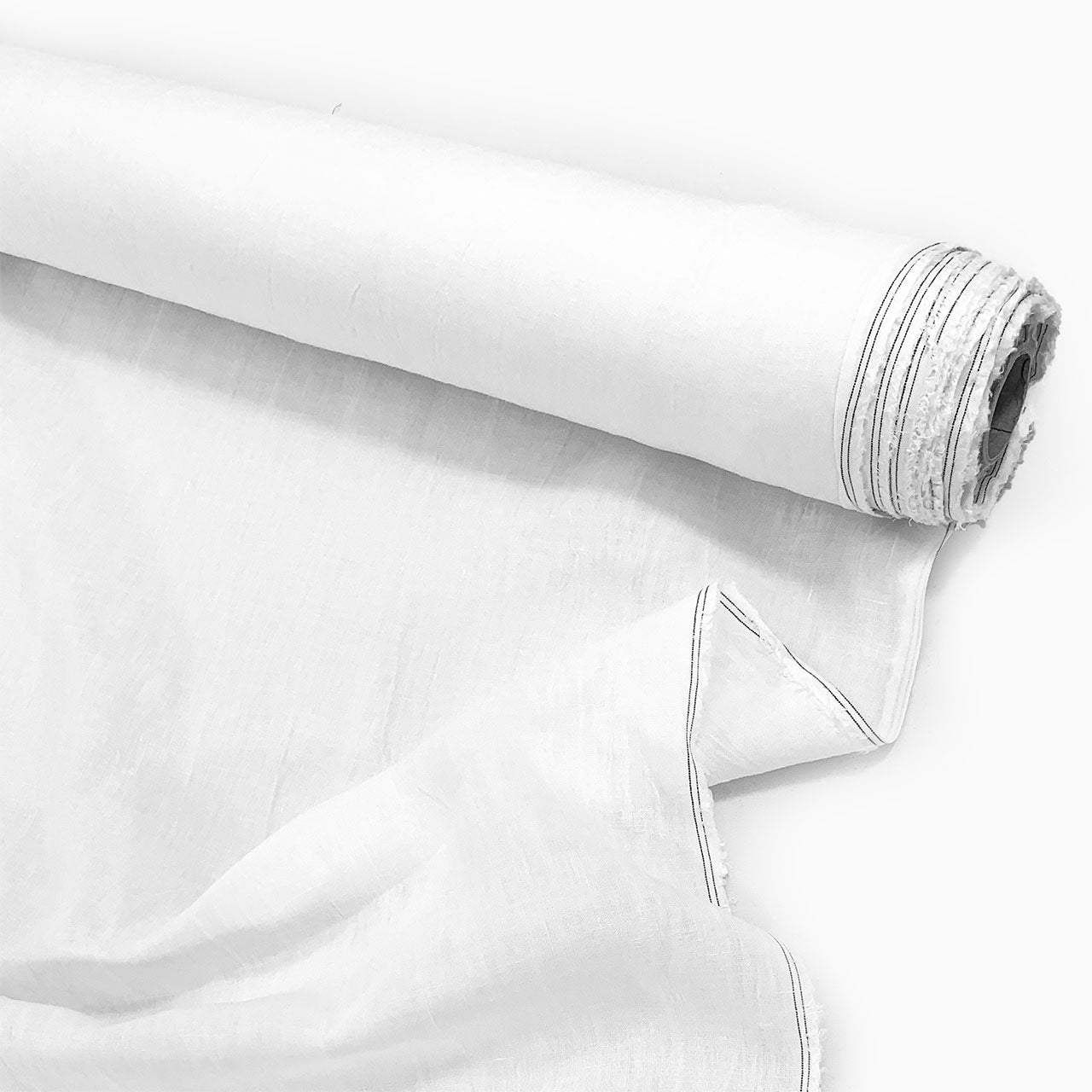 white texture linen white stonewashed crinkle linen - Fabric Collection
