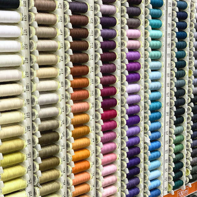 Gutermann Sew-All thread collection, 100 metres spools for sewing fabrics - available at Fabric Collection Brisbane