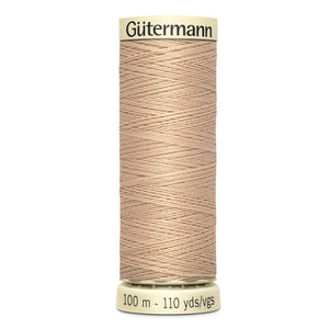 Gutermann Sew-All thread, 100 metres sewing spool, blush, colour 170, article 788988