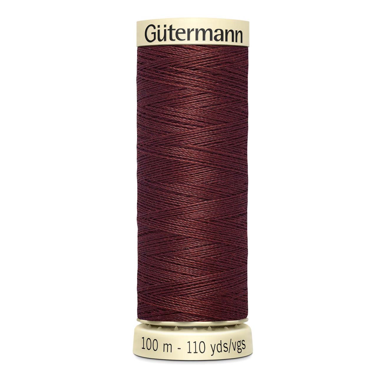 Gutermann-Sew-All thread, 100 metres sewing spool, claret red, colour 174, article 788988