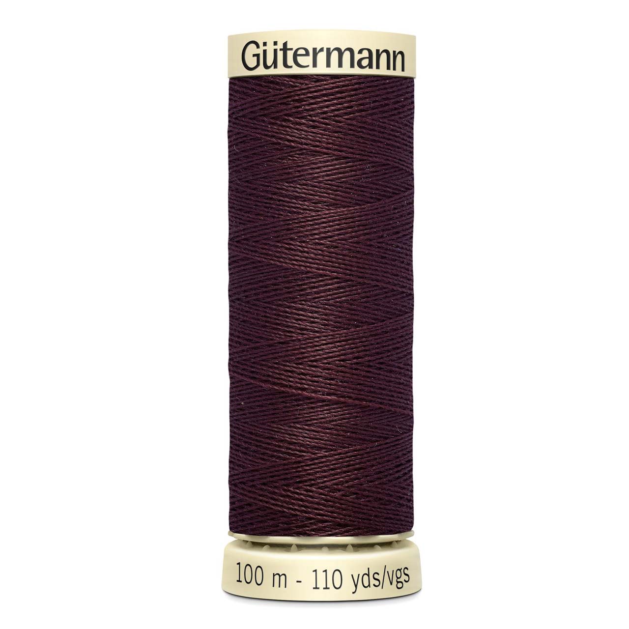 Gutermann Sew-All thread, 100 metres sewing spool, dark wine, colour 175, article 788988