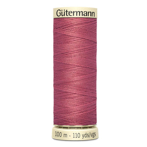 Gutermann Sew-All thread, 100 metres sewing spool, dusky pink, colour 81, article 788988