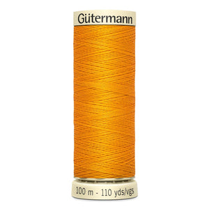 Gutermann Sew-All thread, 100 metres sewing spool, light tangerine, colour 362, article 788988