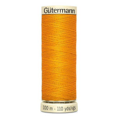 Gutermann Sew-All thread, 100 metres sewing spool, light tangerine, colour 362, article 788988
