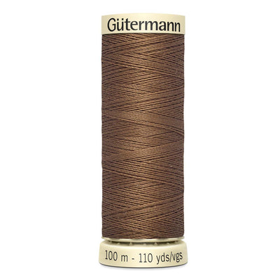 Gutermann Sew-All thread, 100 metres sewing spool, mid-brown, colour 180, article 788988
