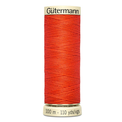Gutermann Sew-All thread, 100 metres sewing spool, orange, colour 155, article  788988