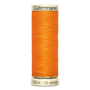 Gutermann Sew-All thread, 100 metres sewing spool, orange, colour 350, article 788988