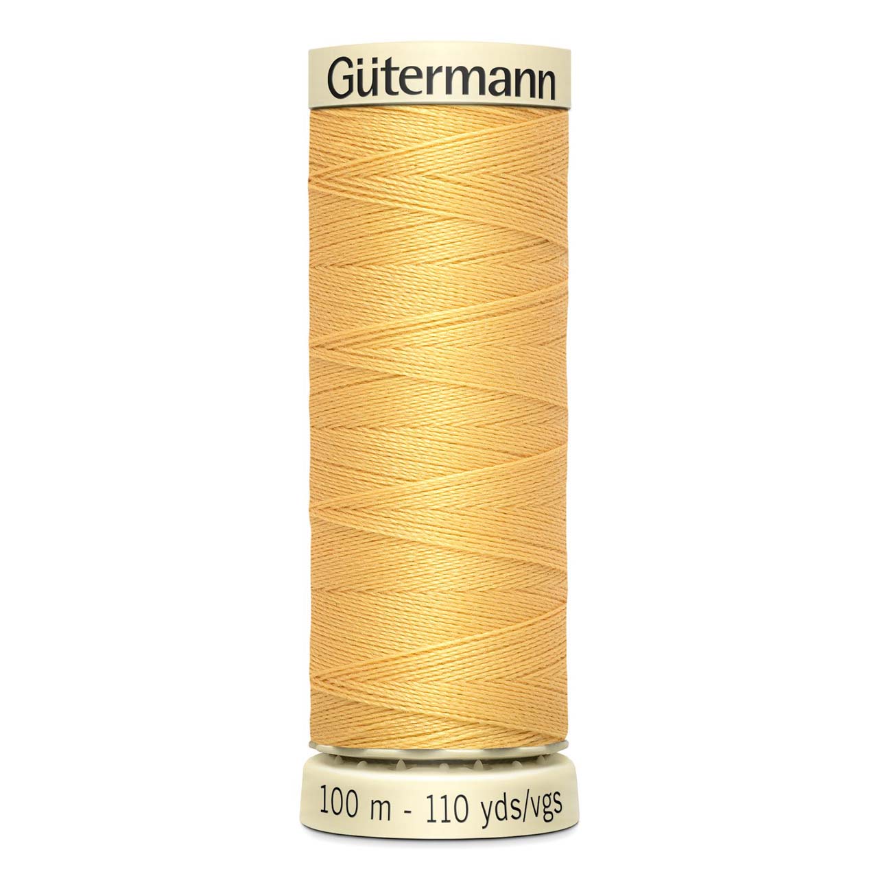 Gutermann Sew-All thread, 100 metres sewing spool, pale gold, colour 415, article 788988