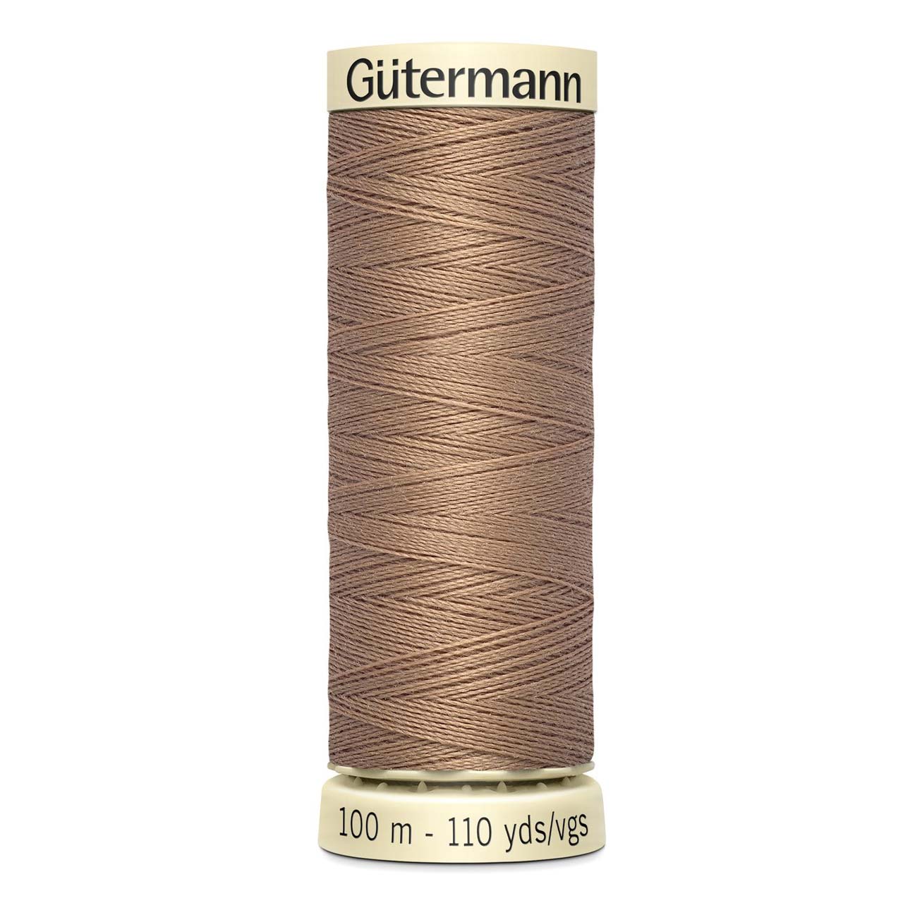 Gutermann Sew-All thread, 100 metres sewing spool, sienna brown, colour 139, article 788988