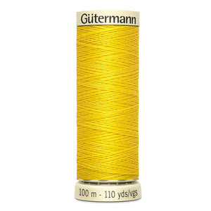 Gutermann Sew-All thread, 100 metres sewing spool, yellow, colour 177, article 788988