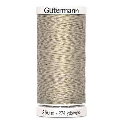 Gutermann Sew-All thread, 250 metres sewing spool, beige, colour 722, article 717878