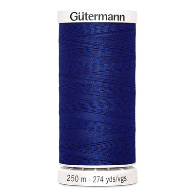 Gutermann Sew-All thread, 250 metres sewing spool, dark royal blue, colour  232, article 717878