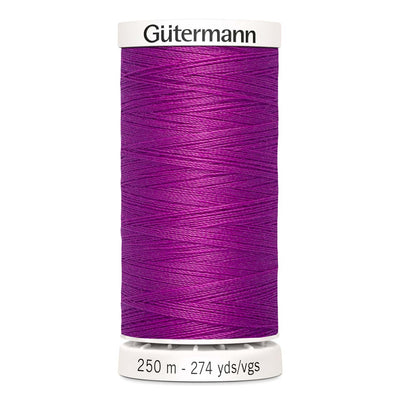 Gutermann Sew-All thread, 250 metres sewing spool, fuchsia, colour 321, article 717878 