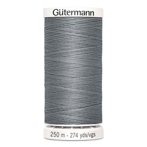 Gutermann Sew-All thread, 250 metres sewing spool, koala grey, colour 40, article 717878 