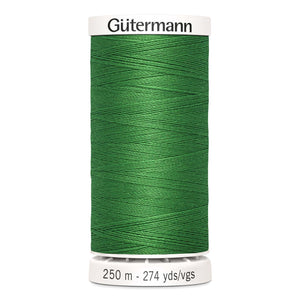 Gutermann Sew-All thread, 250 metres sewing spool, mid green, colour 396, article 717878 