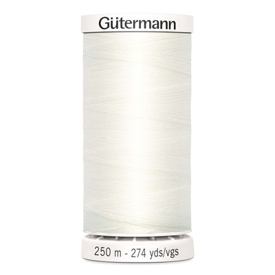 Gutermann Sew-All thread, 250 metres sewing spool, natural, colour 111, article 717878 