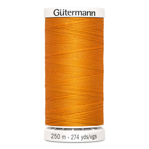 Gutermann Sew-All thread, 250 metres sewing spool, orange, colour 350, article 717878 